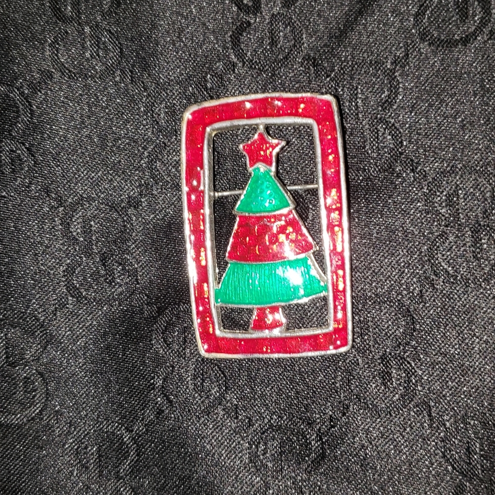 Christmas tree women's pendant
